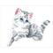 Diamond Dotz® Kitten In The Snow Diamond Painting Artwork Kit